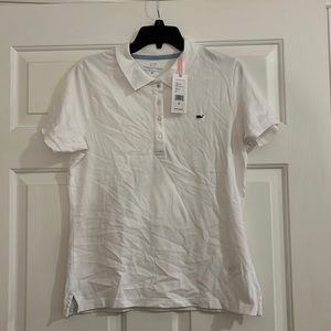 Women’s Vineyard Vines White Polo Size M